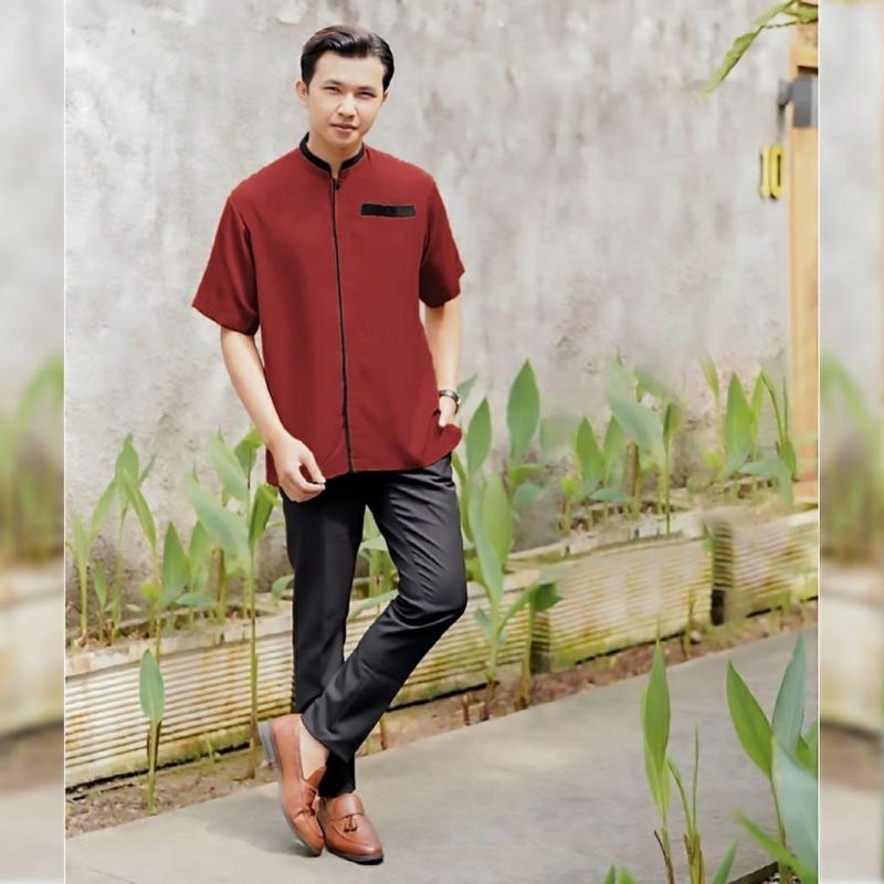 BAJU KOKO SHAKILA RELINE / ATASAN PRIA / BAJU MUSLIM PRIA