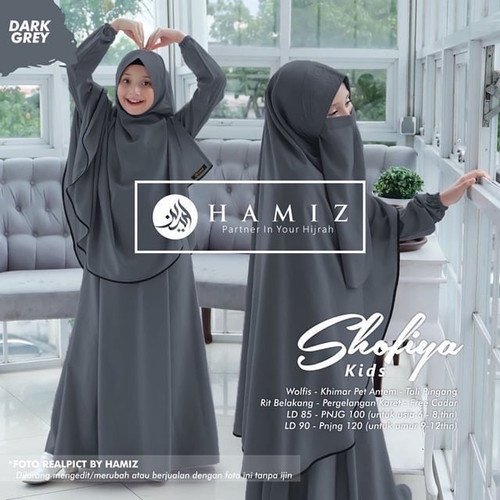 Shopiya kids syar'i set cadar Gamis cadar terbaru Gamis anak cadar niqab khimar kekinian