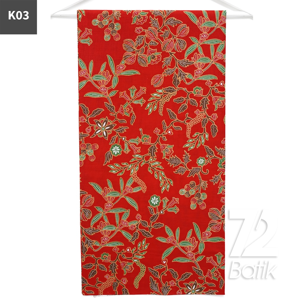 KAIN BATIK PREMIUM Bahan Katun Motif Kembang Tulip Hijau 723138 Cap 72 Jarik Jarit Samping Kebat Panjang Batik Katun Modern Premium Bahan Seragam Batik Pernikahan Kantor Keluarga Murah Kamen Jadi Batik Bali Lembaran