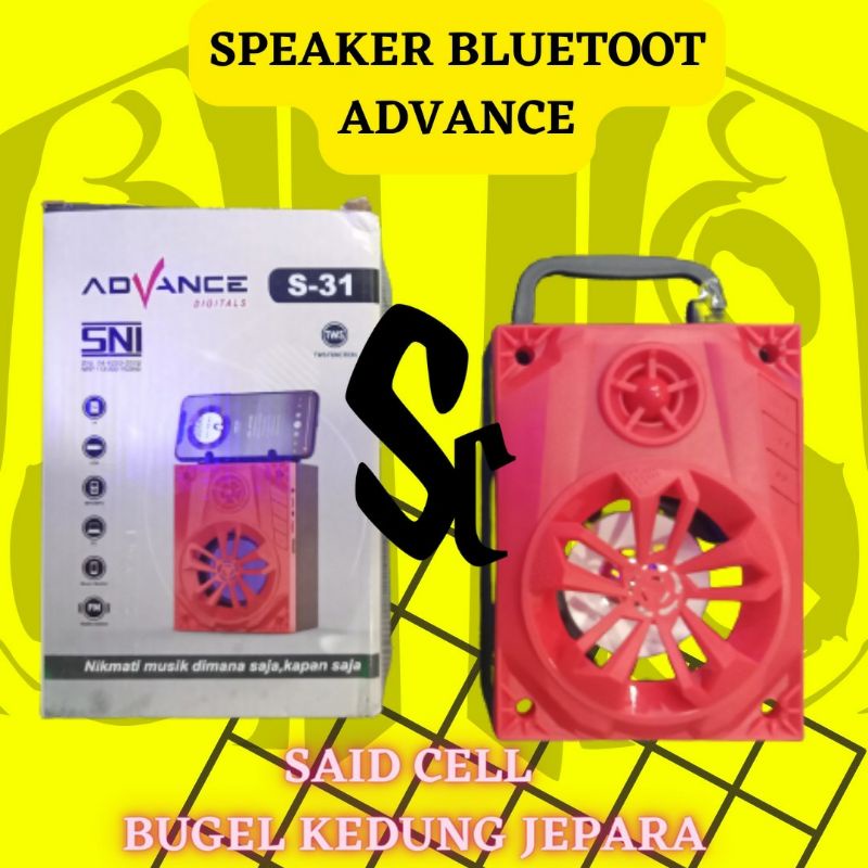 ADVANCE SPEAKER BLUETOOTH S-31