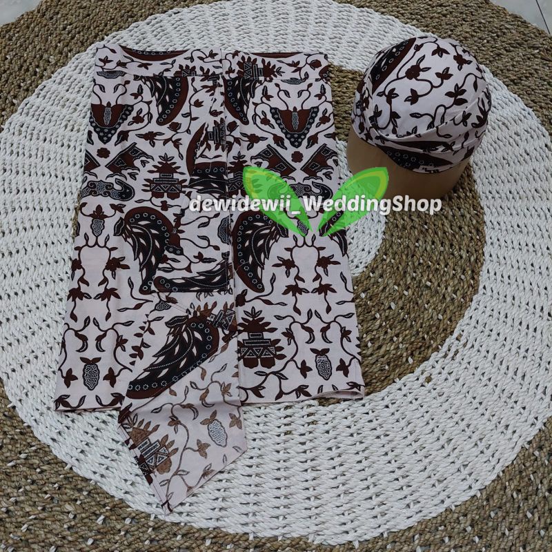 [Setelan] Sapit Urang + Blangkon | Motif Sido Asih Gede