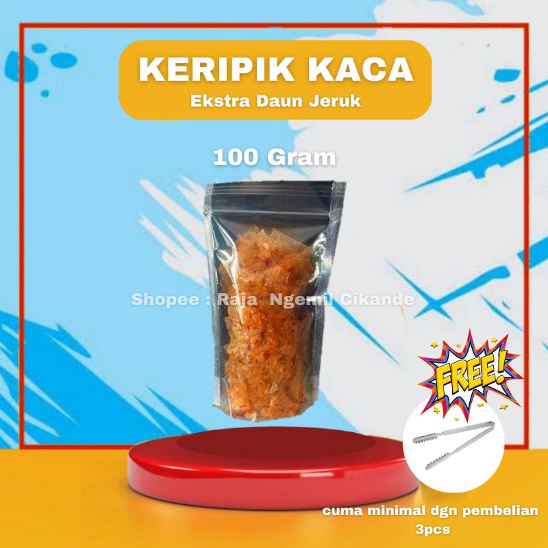 

[READY] KERIPIK KACA 100 Gram - BONUS CAPITAN SNACK