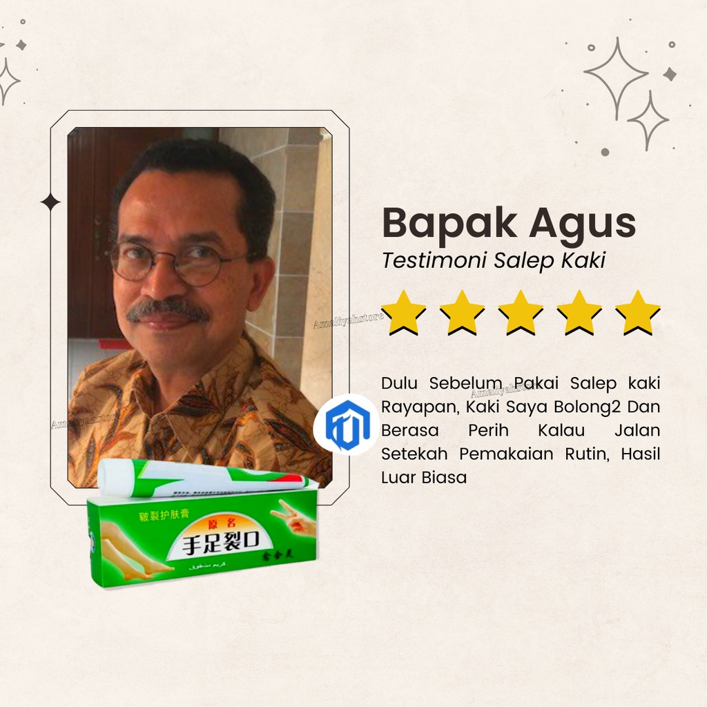 Salep Kaki Rayapan Obat Gatal Telapak Kaki Bau Bolong Penghilang Kutu air Tangan Kapalan Tumit Pecah