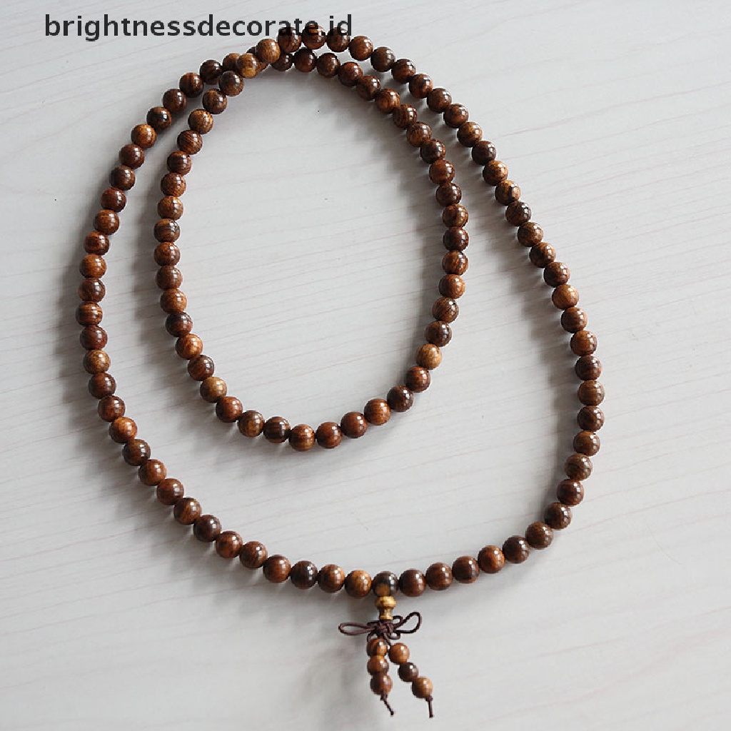 [Birth] Black rose108 8MM Tasbih Buddha Mala Kalung/Gelang [ID]