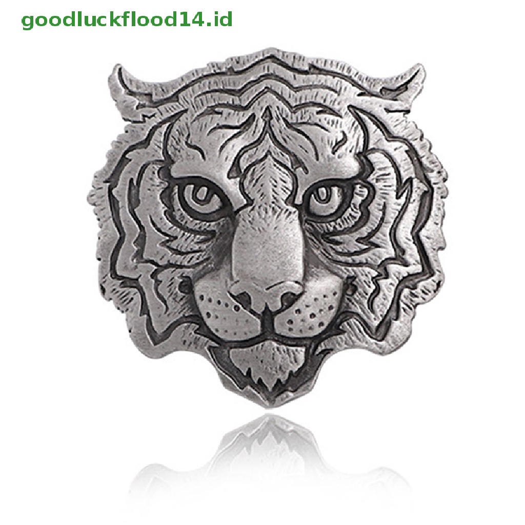 [GOOGFOUR] Berlian Imitasi Harimau Bros Tiger Head Pesta Santai Bros Pin Hadiah [TOP]