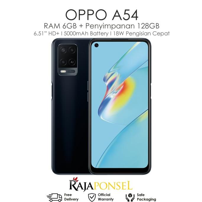 JUAL OPPO A54 RAM 6/128GB 18W Fast Charge IPX4 Splash Waterproof