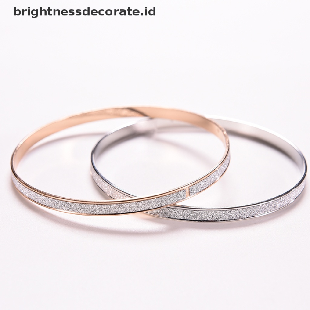 [Birth] Wanita Fashion Bangle Wristband Gelang Manset Bling Lady Hadiah Gelang Bangles [ID]