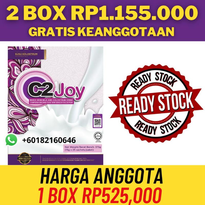 

Susu C2Joy Kolostrum Original HQ Malaysia