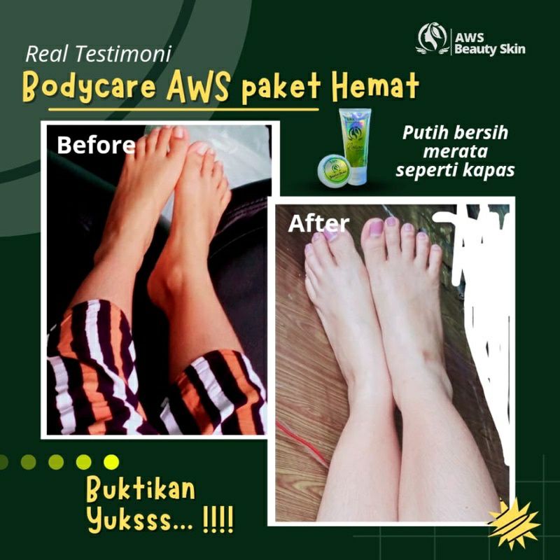 Lotion Whitening+Booster Padat AWS BeautySkin