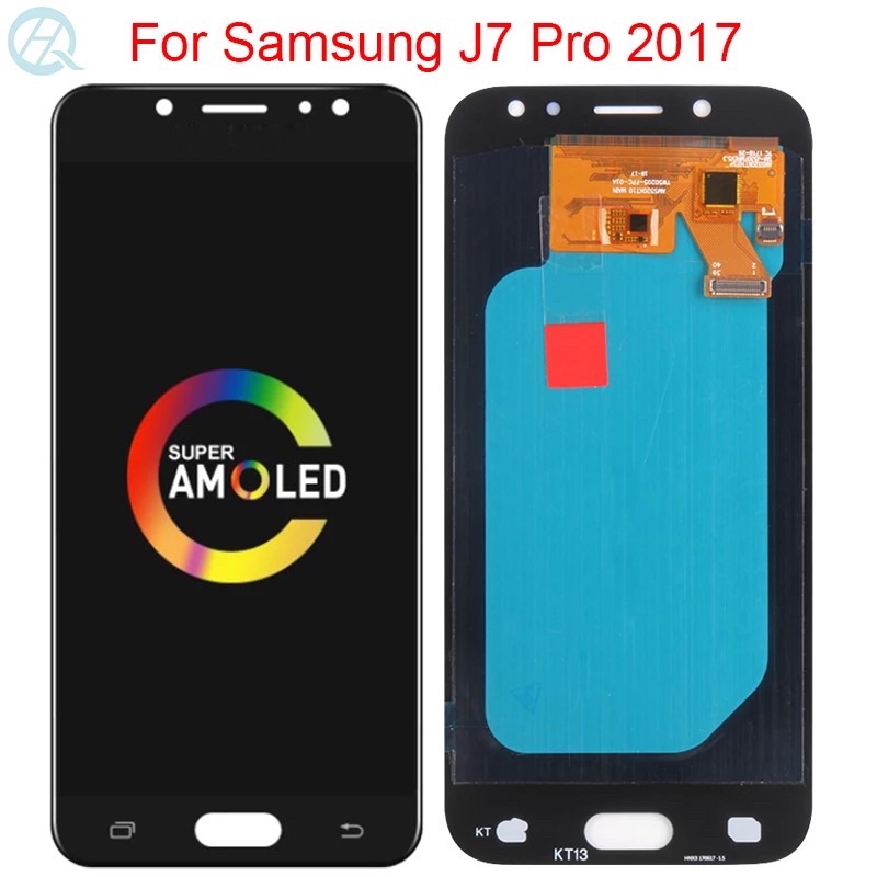 LCD SAMSUNG J7 PRO/J730 AMOLED PRESISI DIPASANG SUPER TIPIS 1SET ORIGINAL