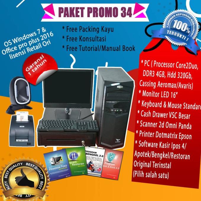 Paket Komputer Kasir Minimarket Lengkap