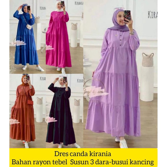 GAMIS KIRANIA RAYON TEBAL/GAMIS RAYON/SETELAN RAYON