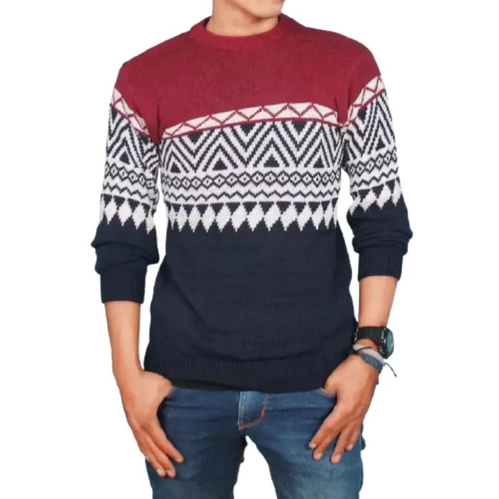 SWEATER RAJUT COULUMBUS TRIBAL HIGH QUALITY