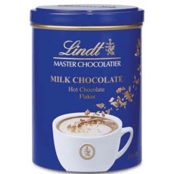 Jual Lindt Hot Chocolate Flakes Milk Chocolate Powder Master Chocolate 210g Shopee Indonesia 5344