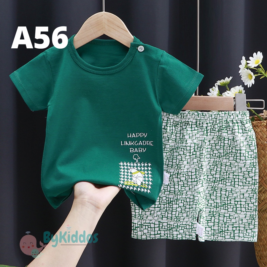 ByKiddos - Setelan Baju Bayi Impor / Baju Anak Laki-laki / Setelan Kaos Anak / Baju Bayi Lengan Pendek PART 2