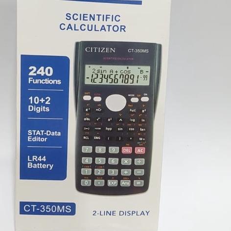 

Sale | TD4 | KALKULATOR SCIENTIFIE RUMUS CITIZEN CT-350MS Office Stationary Kantor