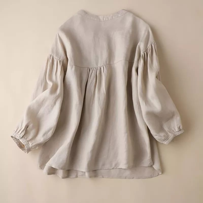 Gina  blous wanita blouse jumbo blouse Big size blouse over size S M L XL 2XL 3XL 5L