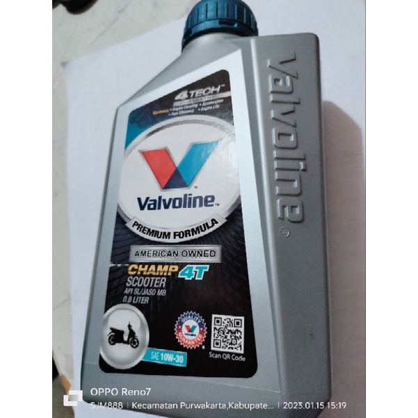 oli valvoline matic scooter sae 10w-30