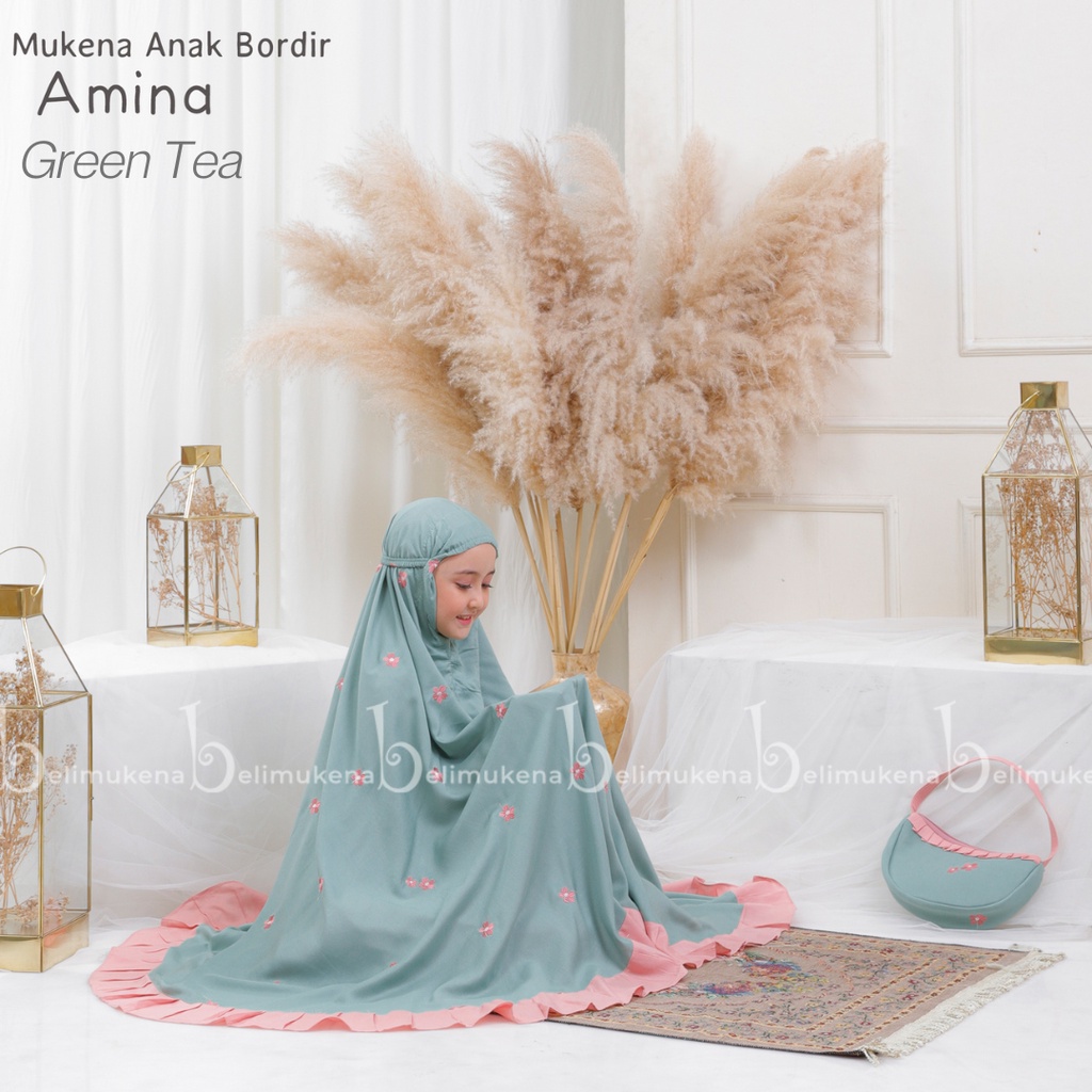 Mukena Anak Tanggung Rayon Amina