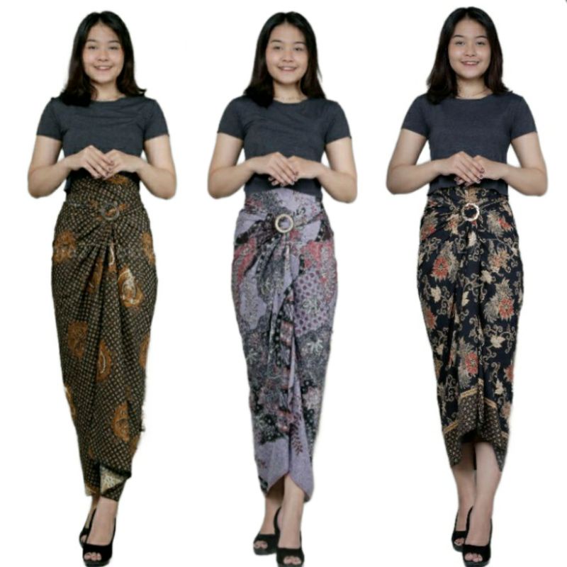 Bayar Ditempat - Rok Lilit Batik Motif Terbaru/ Rok Serut / Rok Kebaya / Bawahan Kebaya Modern &amp; Tradisional / Rok Wisuda / Rok Batik Murah / Batik Couple / Rok Rempel / Rok Plisket / Rok Lilit Instan/ Rok Sarung / Rok Floral HN Mode