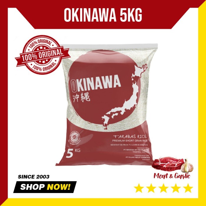 

Beras Jepang OKINAWA 5 kg - Premium Rice - High Grade - HALAL