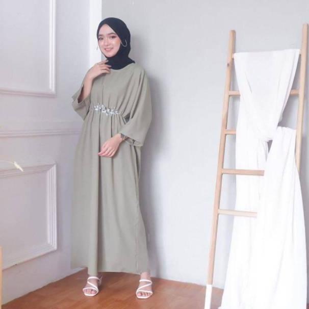 Maria Kaftan Bahan Torryburch Gamis Kaftan Terbaru 2021 Gamis Kaftan Mewah Baju Kalong Gamis ▪ AGI.0