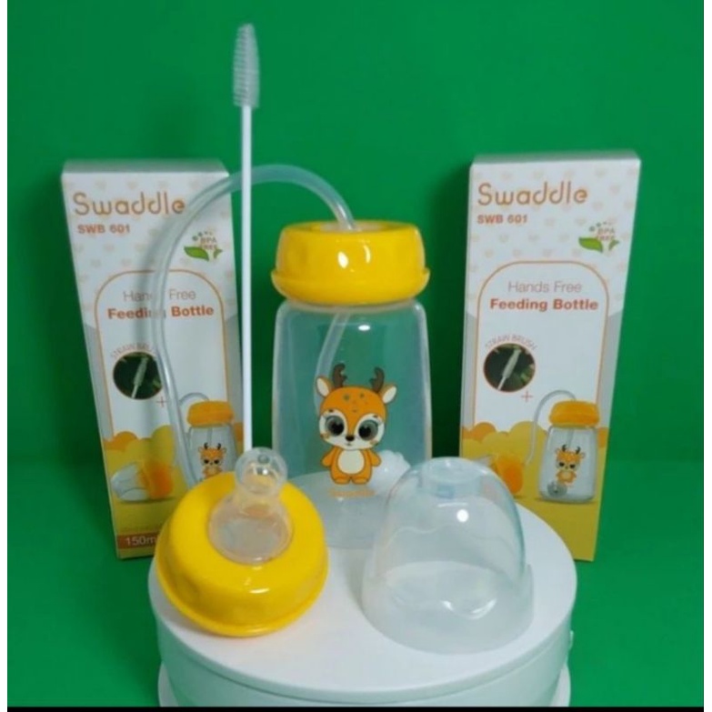 Botol Susu Handsfree / Botol Susu Bayi Hands Free 150ml Self Feeding Bottle 3m+