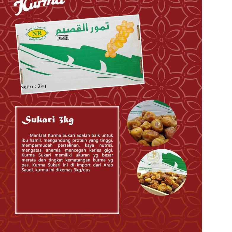 

Limited[HJ]-Kurma Sukkari kurma sukari kurma sukary 3kg 1 dus
