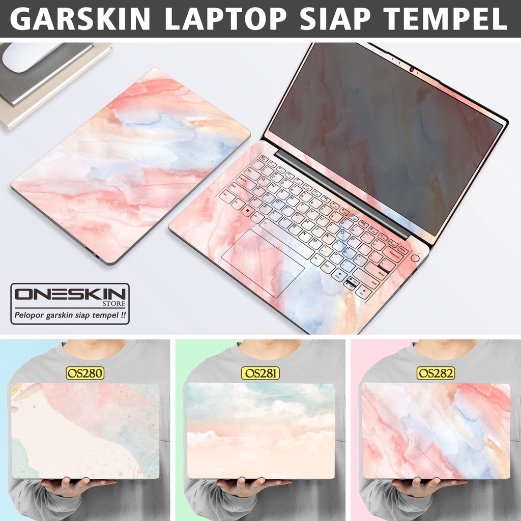 Garskin Sticker Laptop Protector Macbook Full Body Bottom Bezel Palmrest Skin Watercolor Art