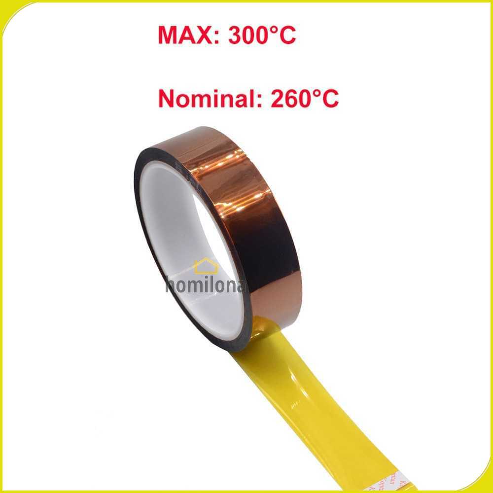 NIKTO Tape Lakban Heat Resistant Polyimide High Temperature Adhesive