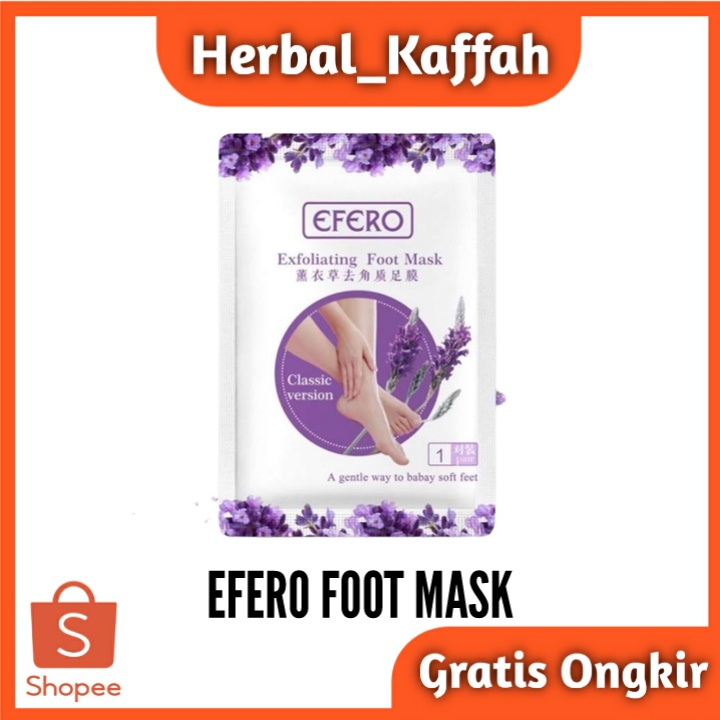 Efero Mask Foot Masker Kaki 35gr Original Melembabkan Kulit Kaki