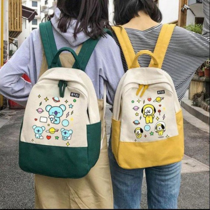 MORMON CHIMY - Tas Ransel Backpack Fashion Wanita Tas Gendong Anak Sekolah