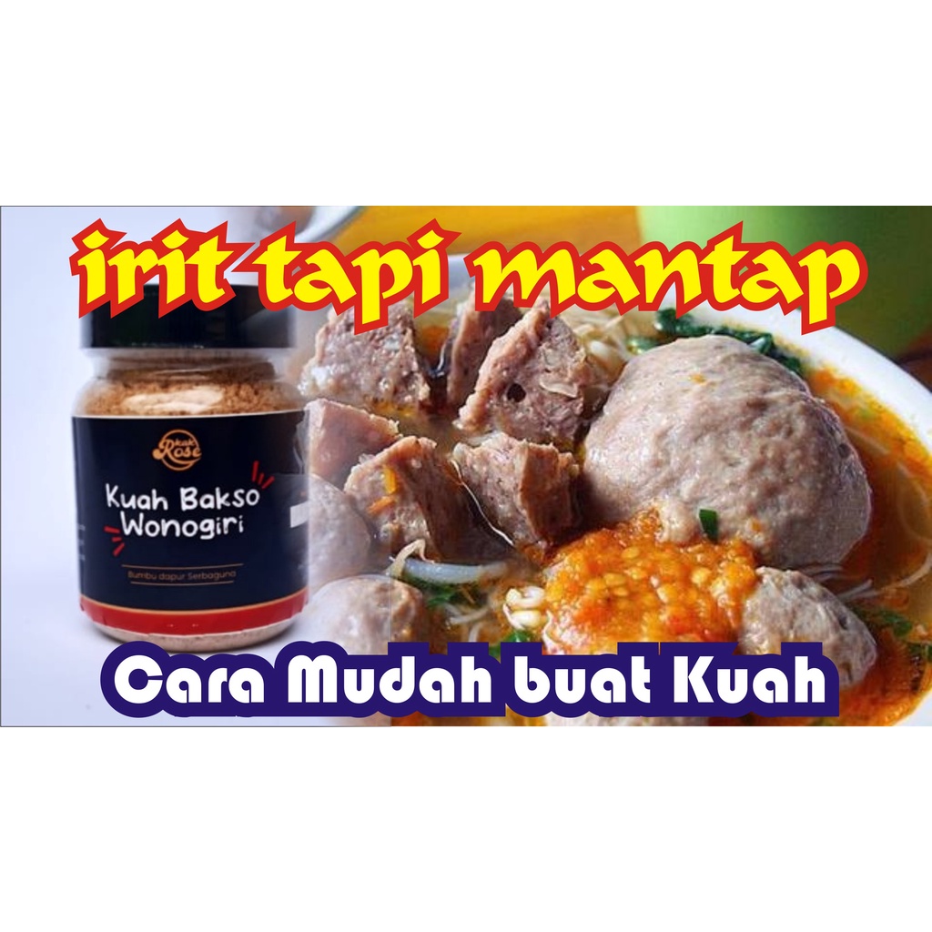 

Bumbu kuah Bakso khas wonogiri