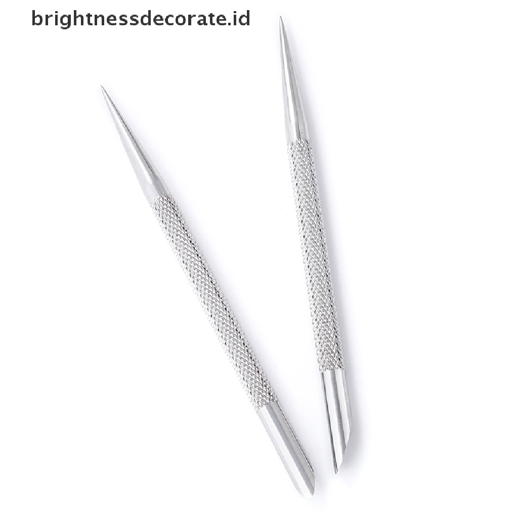 [Birth] Double Ended Nail Pusher Cuticle Remover Manicure Pedicure Alat Baja Kecantikan [ID]