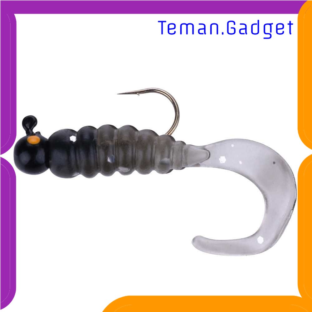 TG - PCN Hengjia Umpan Pancing Sea Bass Soft Bait Head Twirl Worm 1.75G 7PCS