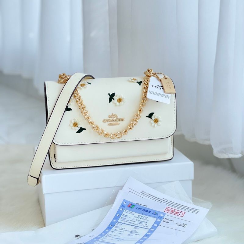 FREEBOX TAS SLEMPANG WANITA BESTSELLER LUXURY IMPORT SIGNATURE KLARE FLOWER I TAS BUNGA I TAS SIMPLE I NEWARIVAL