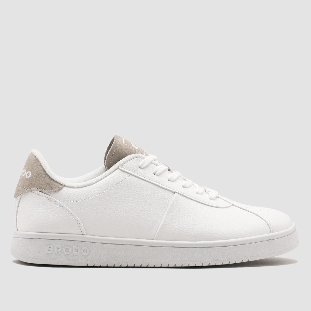 BRODO - Sneakers Corte Sleek White Nude Original