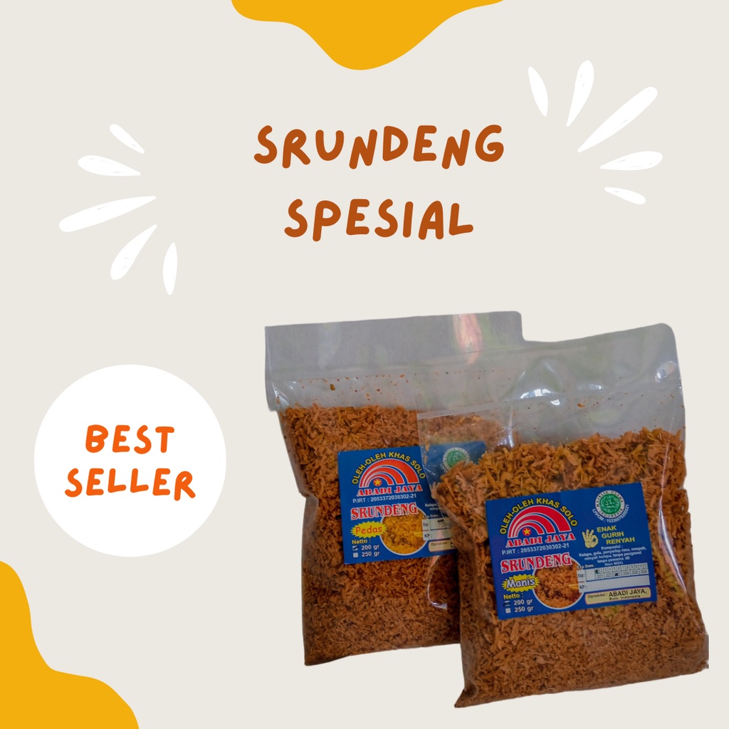 

Srundeng | Serundeng Kelapa | Pedas dan Manis Non MSG Halal