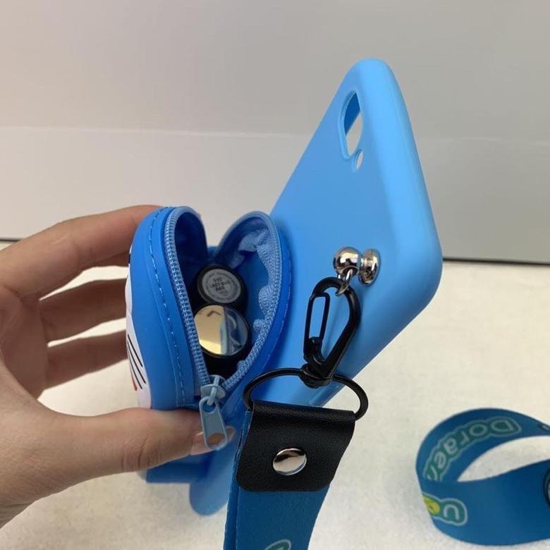 Promo - SAMSUNG J3 J5 J7 J7 2016 PRO J8 A6+ A6 PLUS 2018 J730 Soft Case Dompet + Tali Gantungan HP K