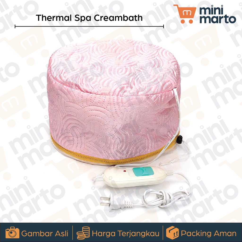 Steamer Cap Atau Topi Creambath Electric Overheat Thermal Heat Spa Hair - Minimarto