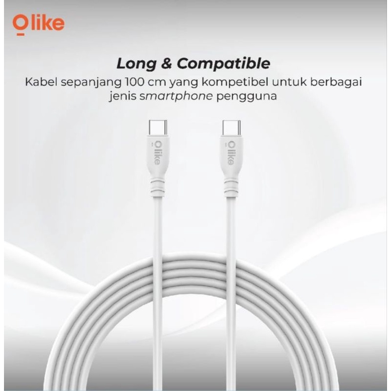 OLIKE D301C KABEL DATA TYPE C 2.1A 100CM