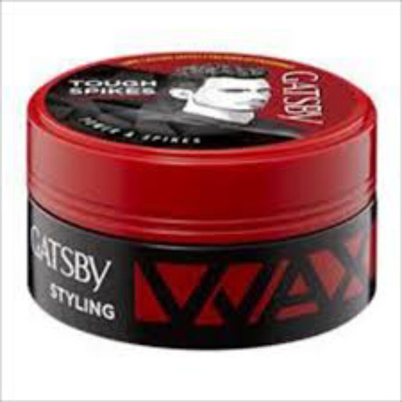 Gatsby Wax Tough Spike Merah 75 gram | Minyak Rambut Pria