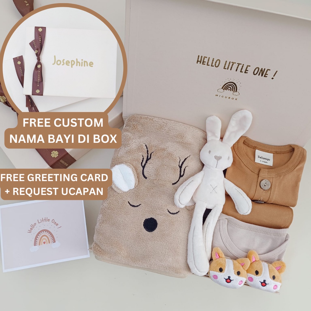 Migubox kado bayi earth tone premium cantik