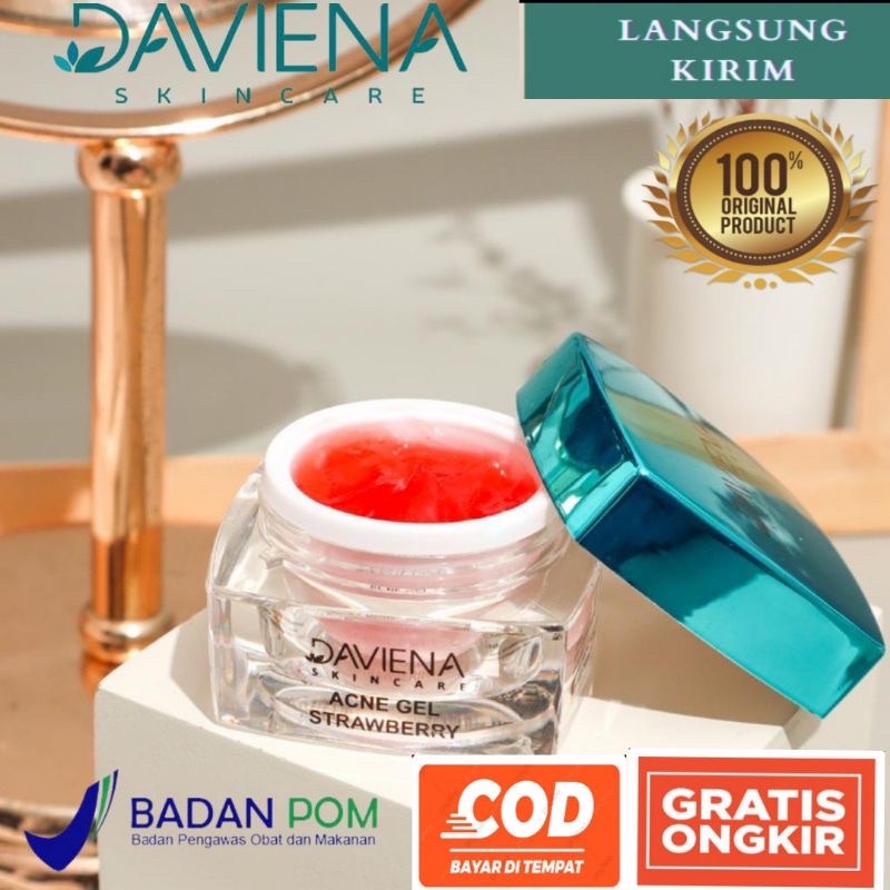 Acne Gel Strawberry Daviena Skincare Davienaskincareofficial Daviena Davina Devina Lampung Jakarta S