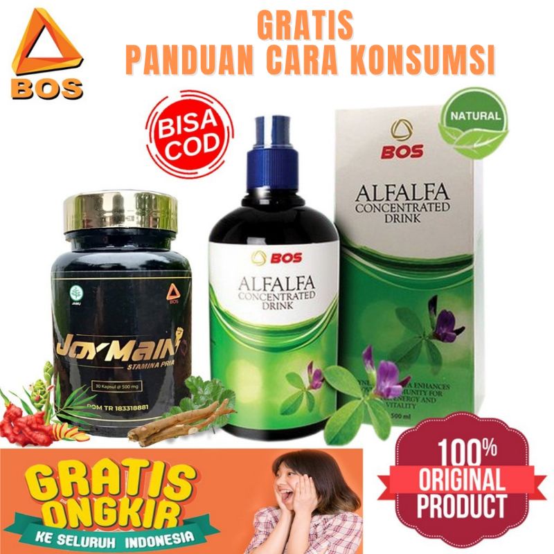 Herbal Bee JoyMain dan Alfalfa Paket Promil Holistic Pasutri 100% Original PROMO TERMURAH