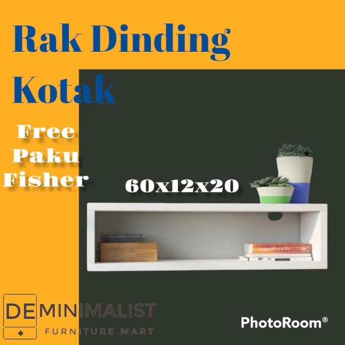 Rak Rak Dinding Kotak Minimalis