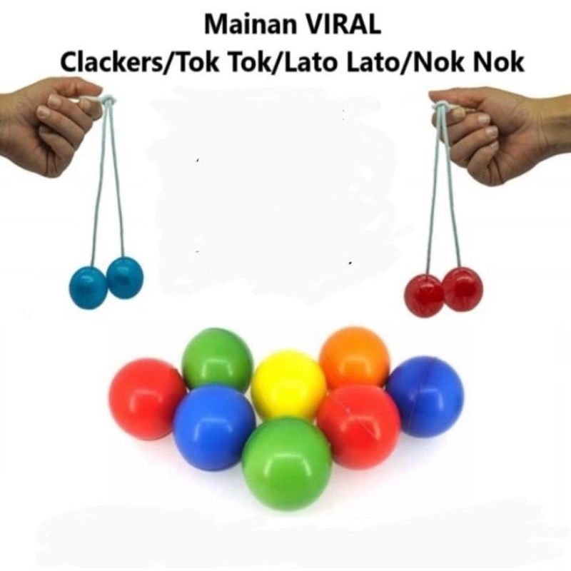 Lato Lato Mainan Viral Etek Etek Bola Tik Tok