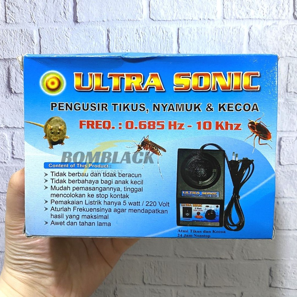 Alat Suara Pengusir Tikus Nyamuk Kecoa Serangga Perangkap Tikus ULTRASONIC