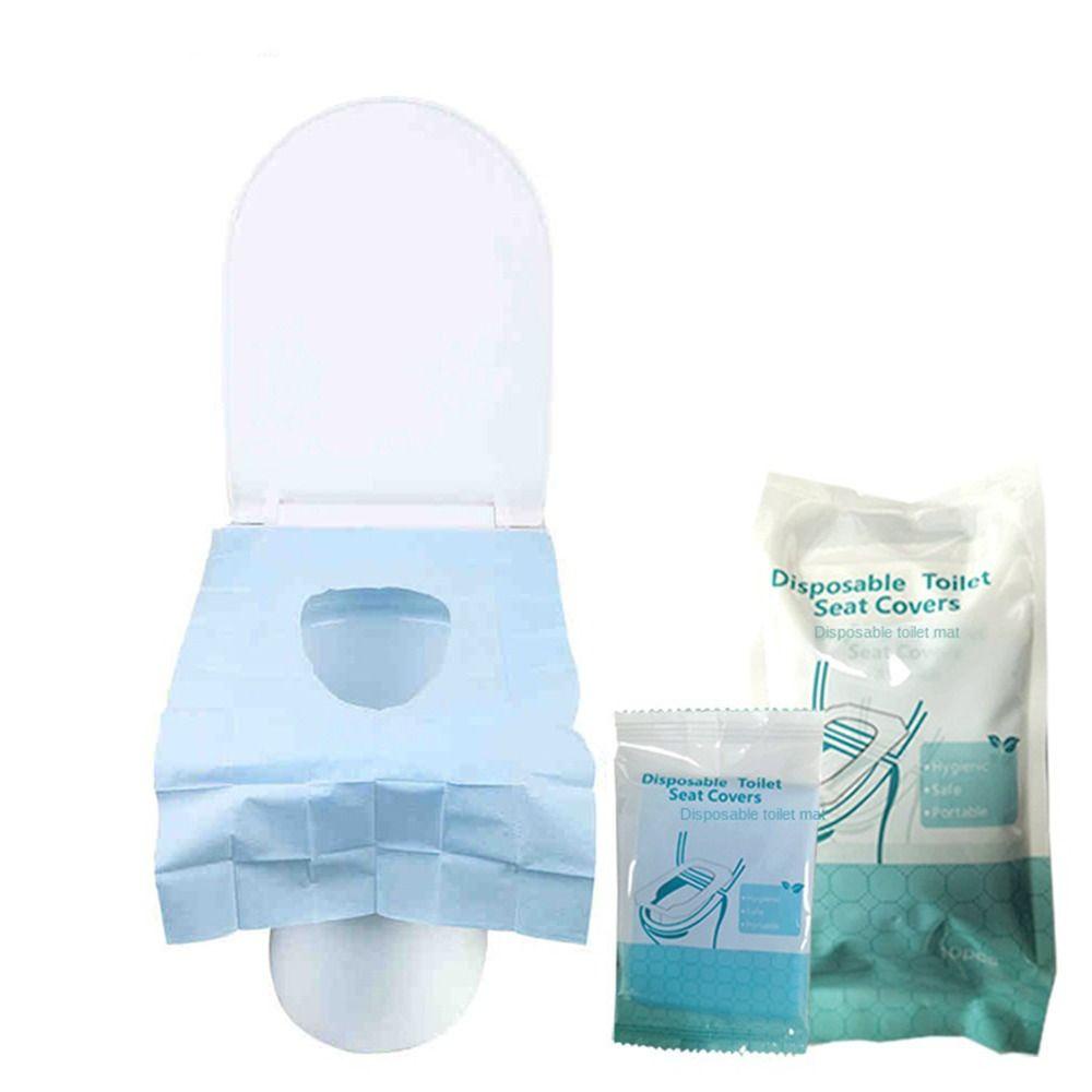 Solighter 30Sheets Disposable Toilet Seat Cover Camping Untuk Potty XL Travel Size Waterproof