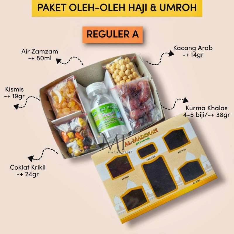 

Paket Oleh Oleh Haji dan Umroh / Oleh Oleh Haji dan Umroh / Oleh Oleh Umroh / PAKET REGULER A